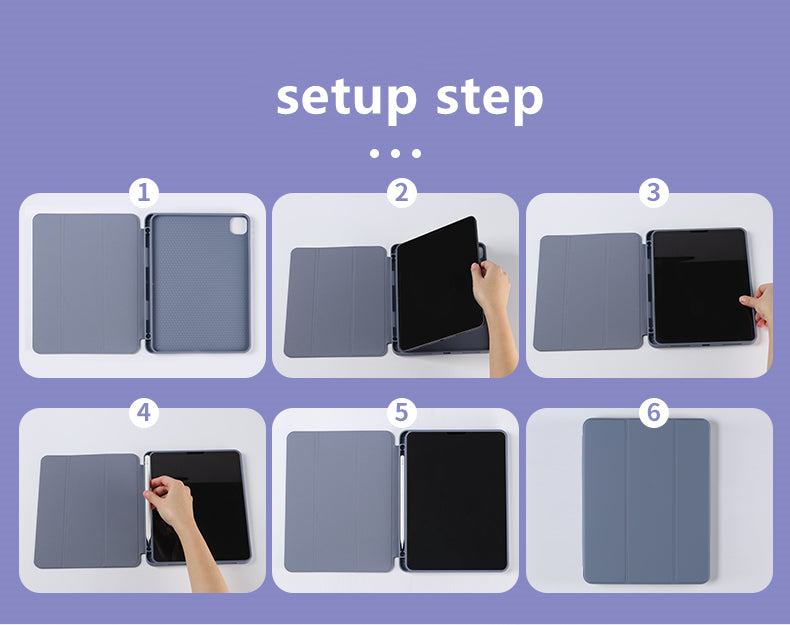 iPad Air 11 Case w/ 3 folds A2902/A2757/A2777 (M2)