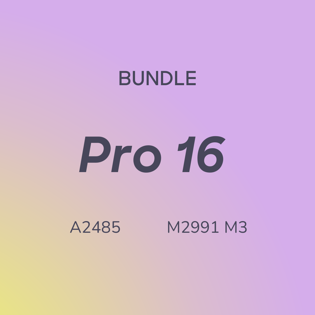 Pro 16 A2485, A2780, A2991 M3 Macbook Bundle