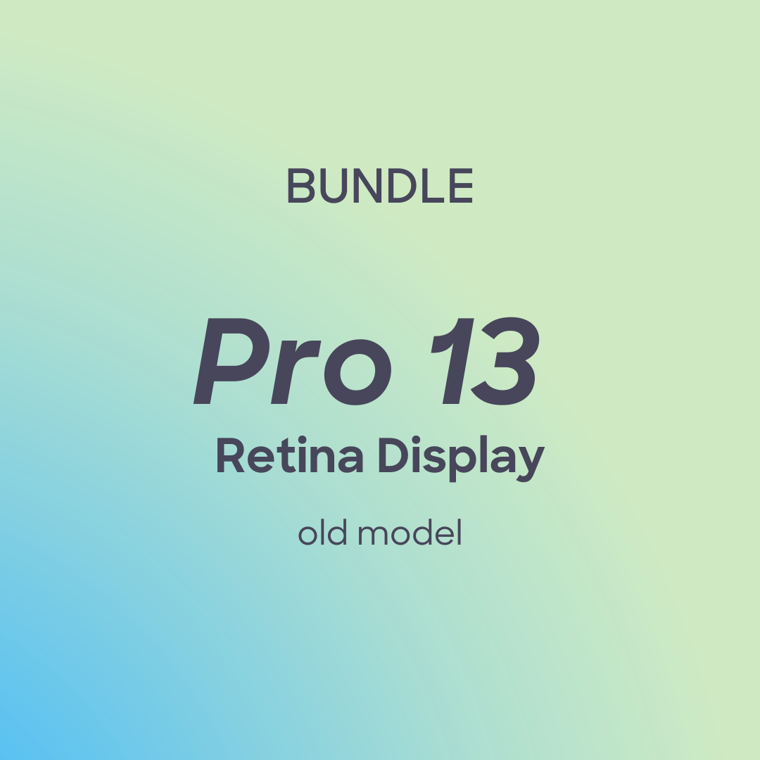 Pro 13 Retina Display (old model) Macbook Bundle