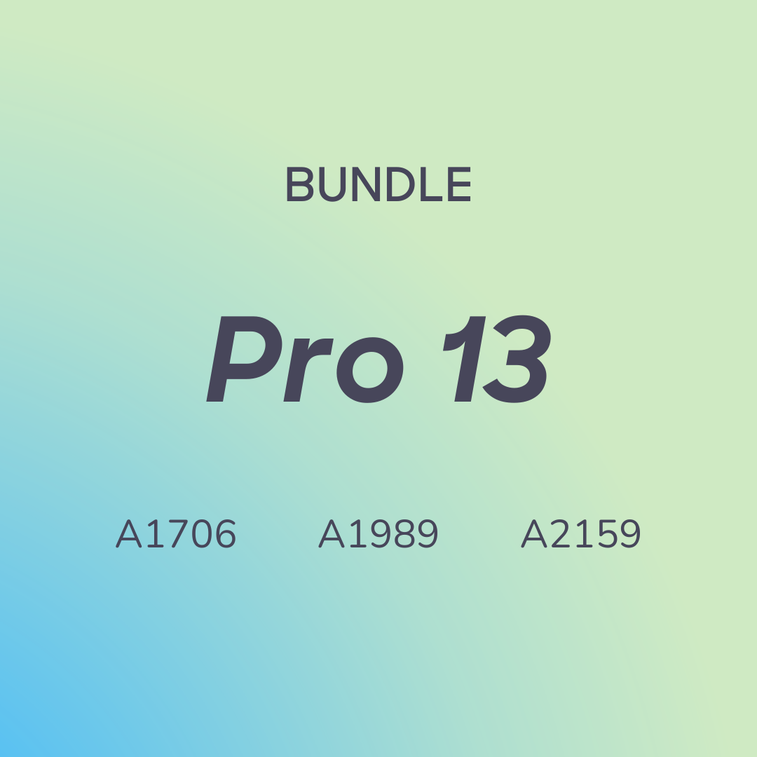 Pro 13 A1706, A1989, A2159 Macbook Bundle