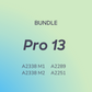 Bundle : Macbook Pro 13 A2338 M1/M2, A2289, A2251