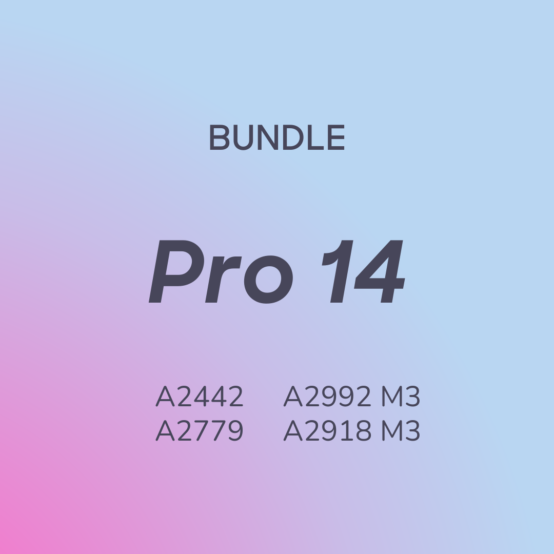 Pro 14 A2442, A2779, A2992 M3, A2918 M3 Macbook Bundle