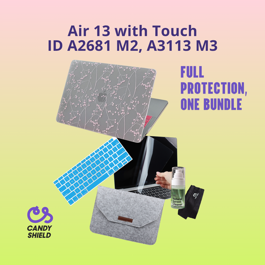 Bundle : Macbook Air 13 with Touch ID A2681 M2, A3113 M3