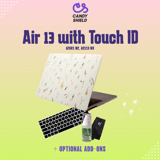 Bundle : Macbook Air 13 with Touch ID A2681 M2, A3113 M3