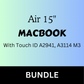 Bundle: Macbook Air 15 w/ Touch ID A2941, A3114 M3