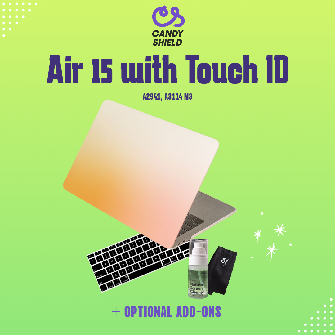 Bundle: Macbook Air 15 w/ Touch ID A2941, A3114 M3