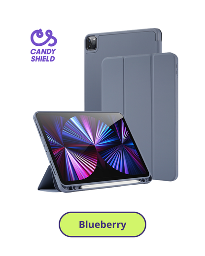 Trifold Smart Case for iPad Air 11-inch – Slim Protective Stand Cover with Auto Sleep/Wake A2902/A2757/A2777 M2/M3 & iPad 10th Gen