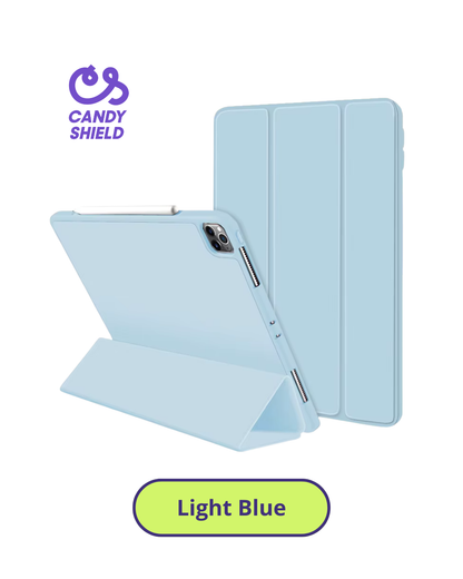 Trifold Smart Case for iPad Air 11-inch – Slim Protective Stand Cover with Auto Sleep/Wake A2902/A2757/A2777 M2/M3 & iPad 10th Gen