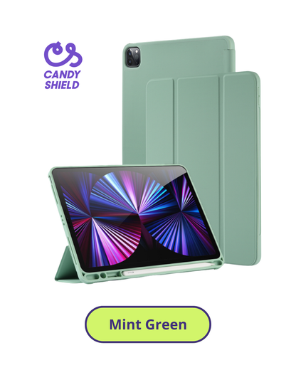 Trifold Smart Case for iPad Air 11-inch – Slim Protective Stand Cover with Auto Sleep/Wake A2902/A2757/A2777 M2/M3 & iPad 10th Gen