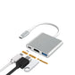 3-in-1 USB-C Hub Multiport Adapter – All-in-One Connectivity