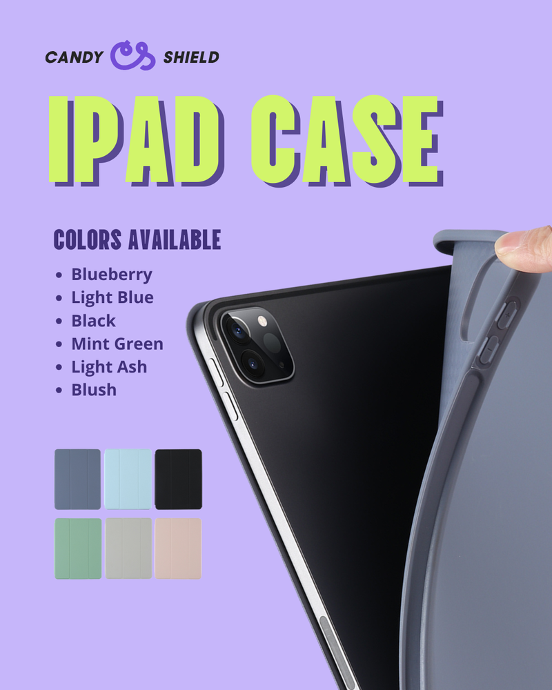 iPad Air 11 Case w/ 3 folds A2902/A2757/A2777 M2/M3 & iPad 10th Gen