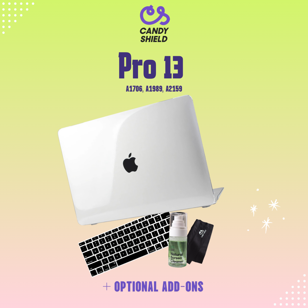 Macbook Candyshell Bundle : Macbook Pro 13 A1706, A1989, A2159 – Candy Shield