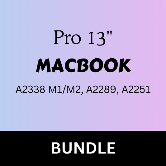Bundle : Macbook Pro 13 A2338 M1/M2, A2289, A2251