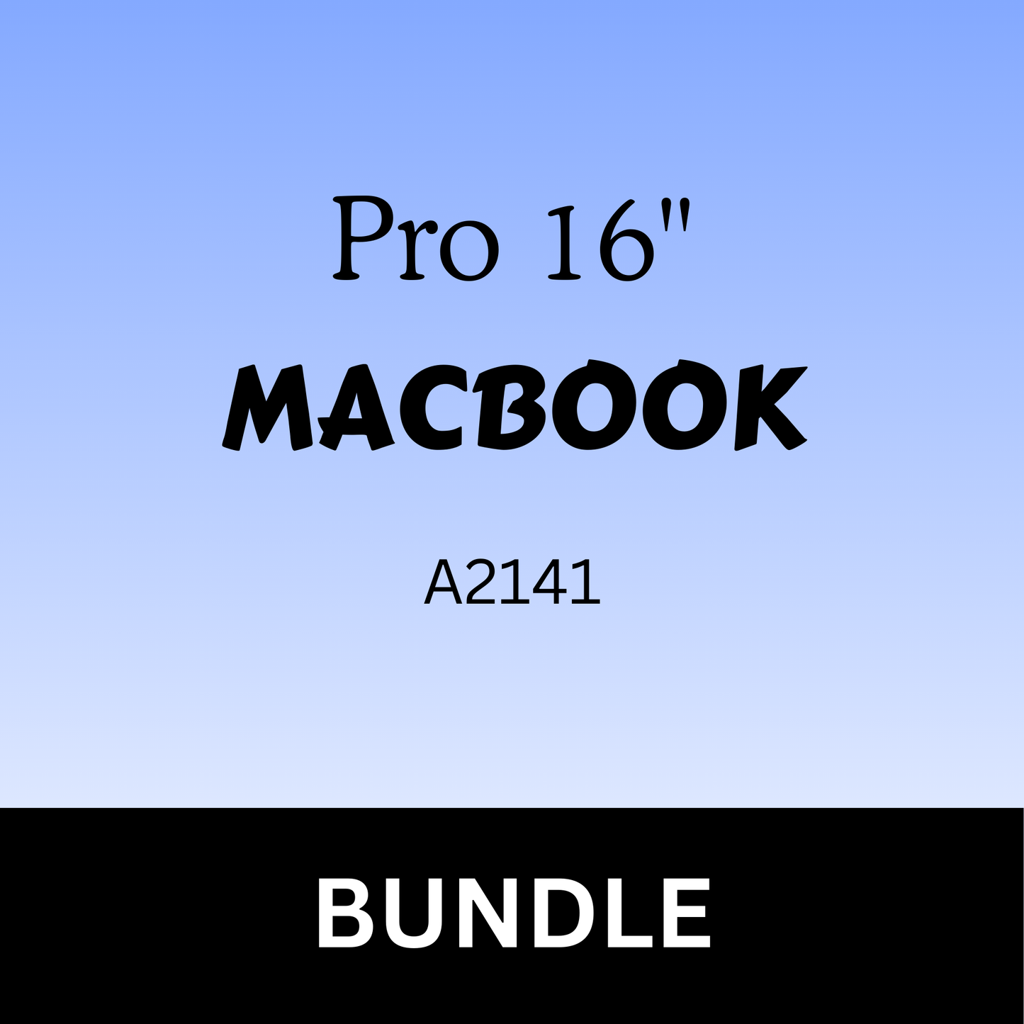 Bundle : Macbook Pro 16 A2141
