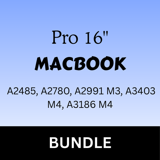 Bundle: Macbook Pro 16 A2485, A2780, A2991 M3, A3403 M4, A3186 M4