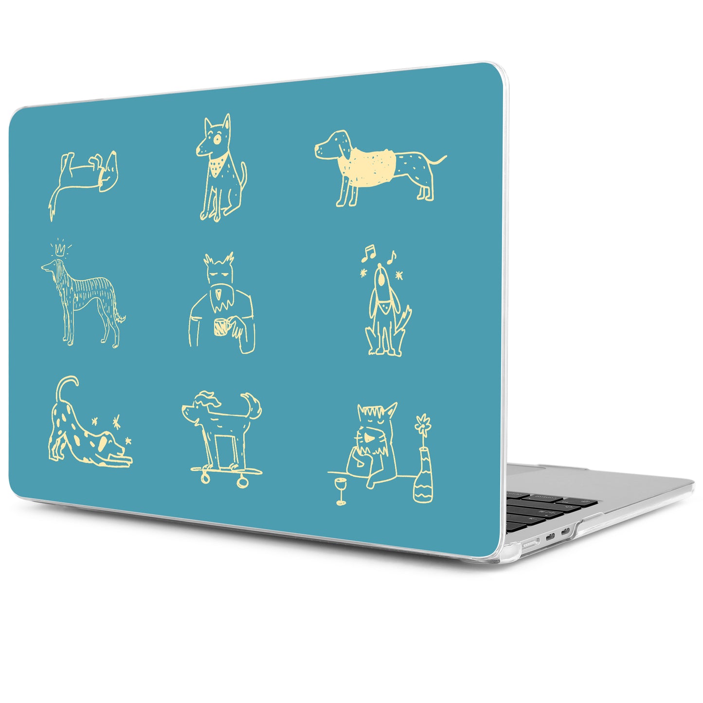 Pro 13" Macbook Case in Dog Life (A1708)