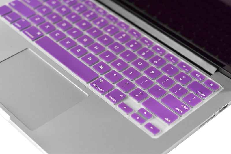 Pro 13" Macbook Keyboard Protector in Purple (A2338 M1/M2, A2289, A2251)