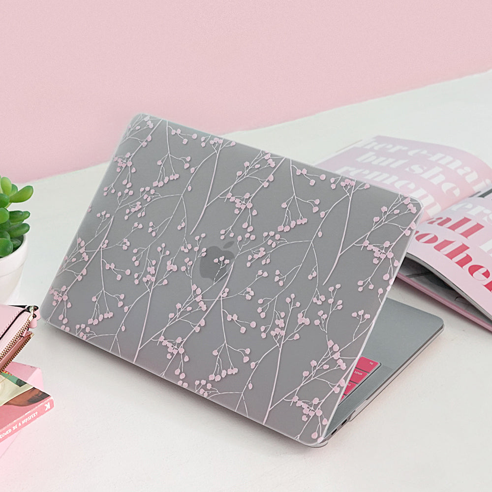 Best Blush Blossom Macbook Case